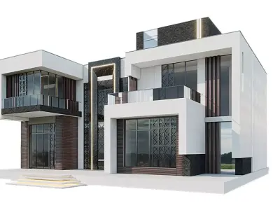 modren house 10 3D model