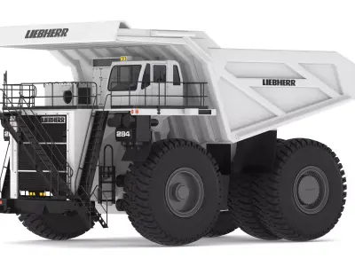 Liebherr T284 Mining Truck T 284 3D model