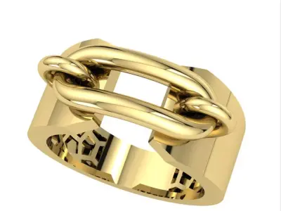 Luxury ring 3D print model