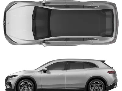 Benz EQS SUV 2023 3D model