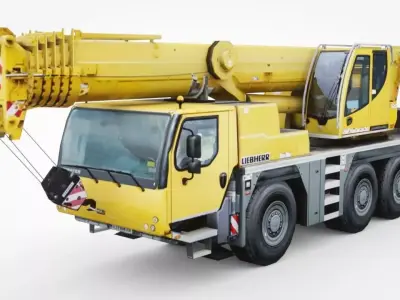 Liebherr LTM 1060-31 Low-poly 3D model