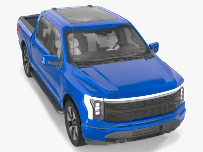 Electric Pickup Truck Light 3D model