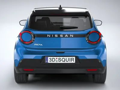 Nissan Micra EV 2026 3D model