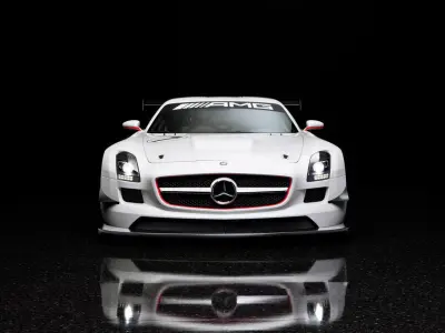2015 Mercedes-Benz SLS AMG  3D model