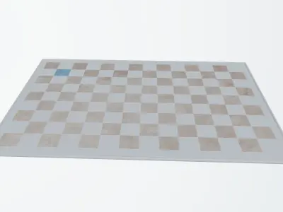 Modern Carpet Checker Low-poly 3D model