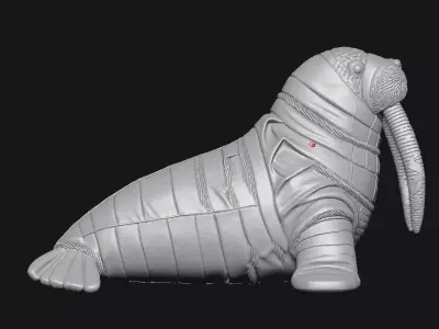 walrus 3D print model