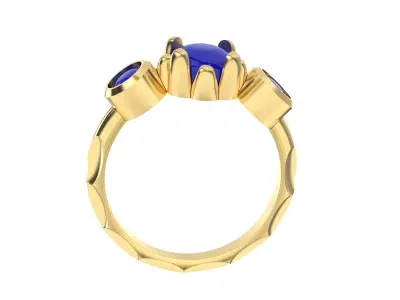 wedding ring 3D print model shop