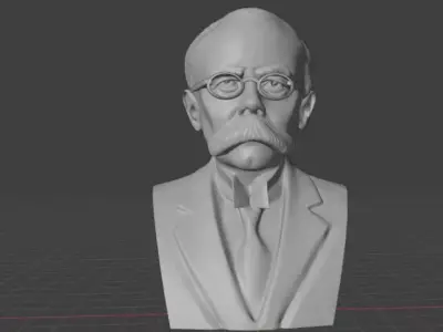 John Philip Holland 3D print model