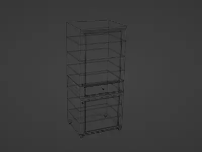 No Texture Cabinet  3D model