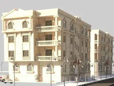 residential building 3D model