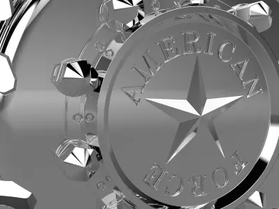 AMERICAN FORCE H02 SIEGE DRW WHEEL 3D print model