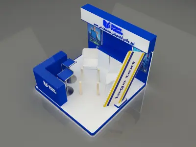 Booth Exhibition Stand a653e 3D model