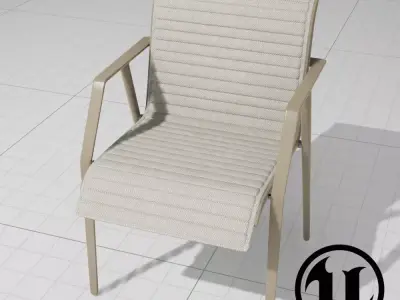 Dedon Toan Nguyen Wa Chair UE4 Low-poly 3D model