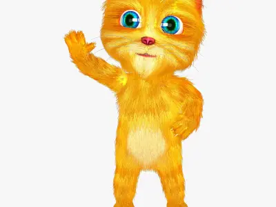 Red Cat 3D model