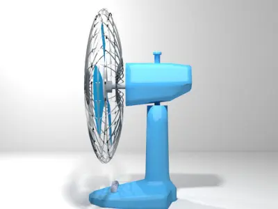 Fan - Desktop 3D model