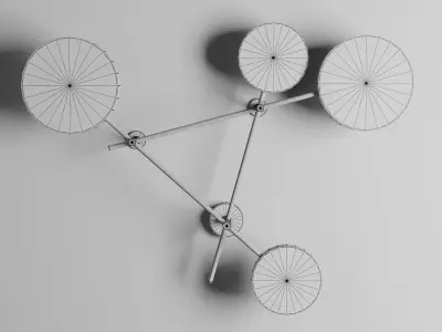 BRA IRIDE DESIGNED BY BERNHARD Low-poly 3D model