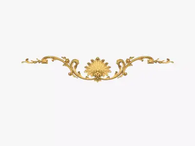 Classic decor ornament 212 3D model