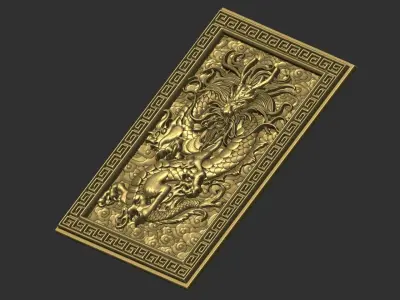 Dragon 3D print model 4