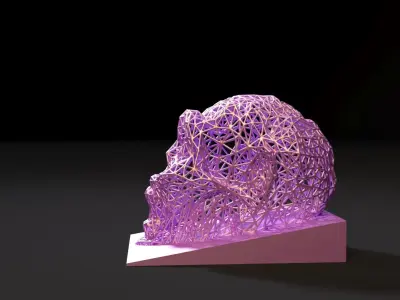 Zombie sculpture 3D print model