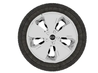 KIA car wheel 3D model