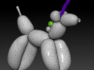 UNICORN balloon 3D model