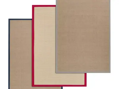 Rug Set 1025 3D model