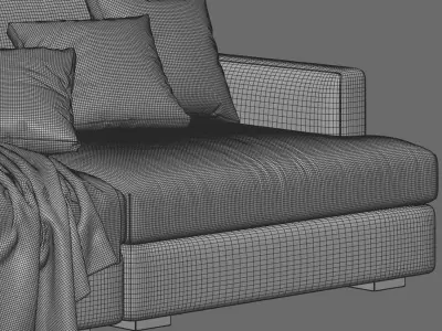 Marac Laguna Sofa 2 Seats 3D model