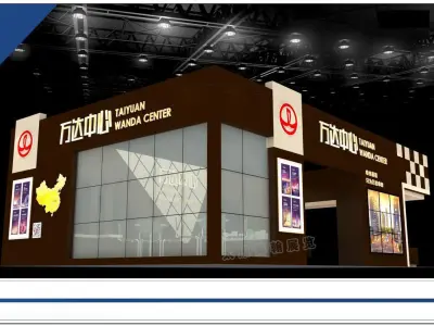 Exhibition - Area - 15X10-3DMAX2009-04 3D model