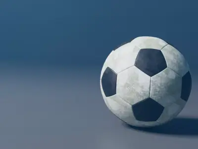 High Quality Soccer Ball Models Low-poly 3D model