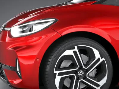 Volkswagen ID3 GTX 2025 3D model