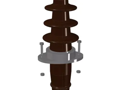 Voltage outdoor mounting insulator PRBO-20 Free 3D model