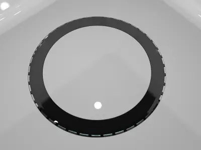 Car Platform Round 3D model