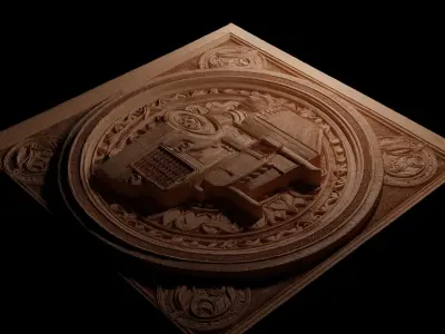 truck CNC 3d Print High Relief Sand Casting 3D print model