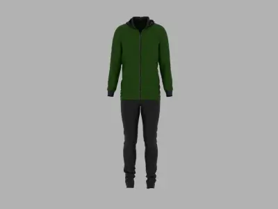 Sport Suit Low-poly 3D model 42