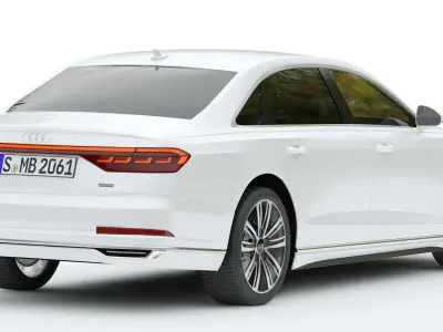 Audi A8 Long 2019 3D model