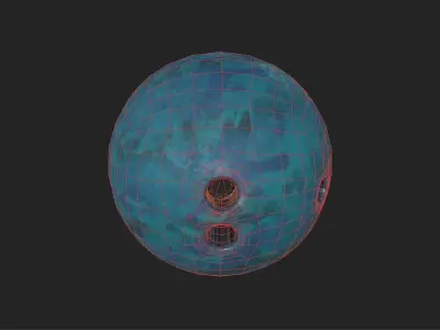 Bowling Props Low-poly 3D model