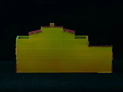 Medieval House 27 3D print model 3D model