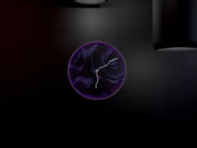 Futuristic Clocks Free 3D model