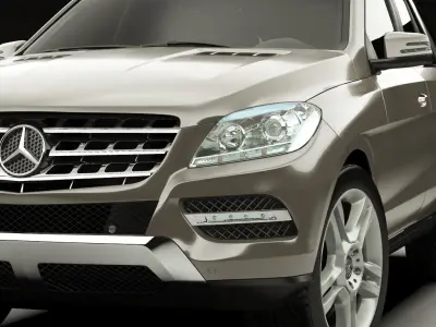 Mercedes M-class 2012 W166 3D model