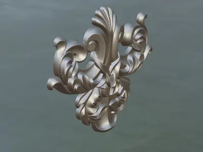 Central Flower Decor 3D print model