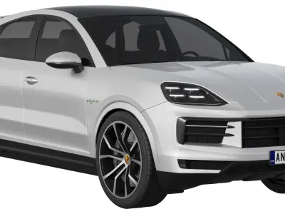Porsche Cayenne E-Hybrid Coupe 2024 3D model