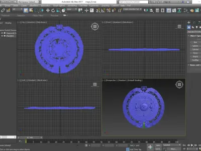 Mayan calendar 3d model for cnc 3dprint 3D model