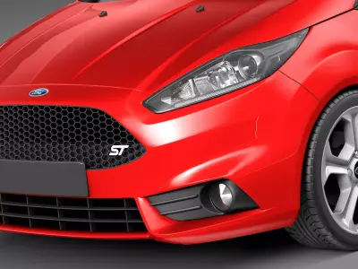 Fiesta 2013 ST 3D model