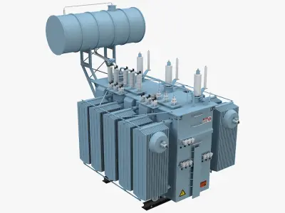 Electrical Power Transformer 3D model