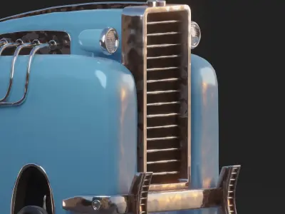 Stylized Cartoon Car 3D model purchase