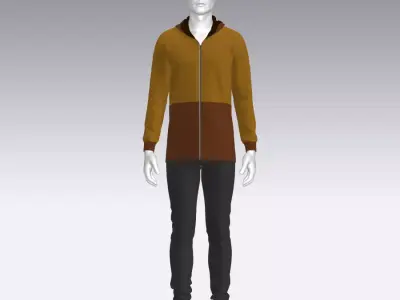 Sport Suit Low-poly 3D model 44