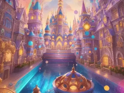 Enchanted Citadel 3D Castle  Low-poly 3D model