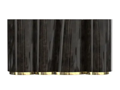 Colonnade Sideboard - Goatskin-Brass 3D model