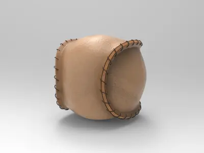 HaptikBall Low-poly 3D model