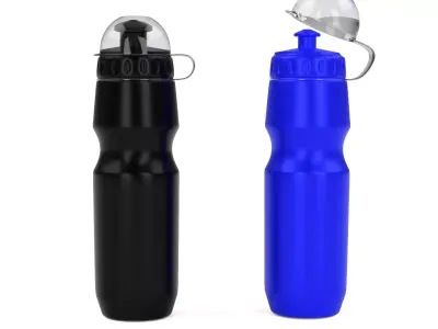Bike Water Bottle 3D Low-poly 3D model